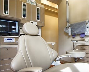 Dental exam chair in North Naples