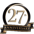 Mark Makram DDS 25th anniversary badge