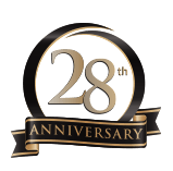 Mark Makram DDS 28th anniversary badge