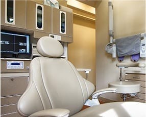 Dental exam chair in North Naples