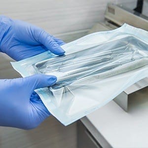 Sterilized dental tools