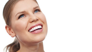 woman with white teeth