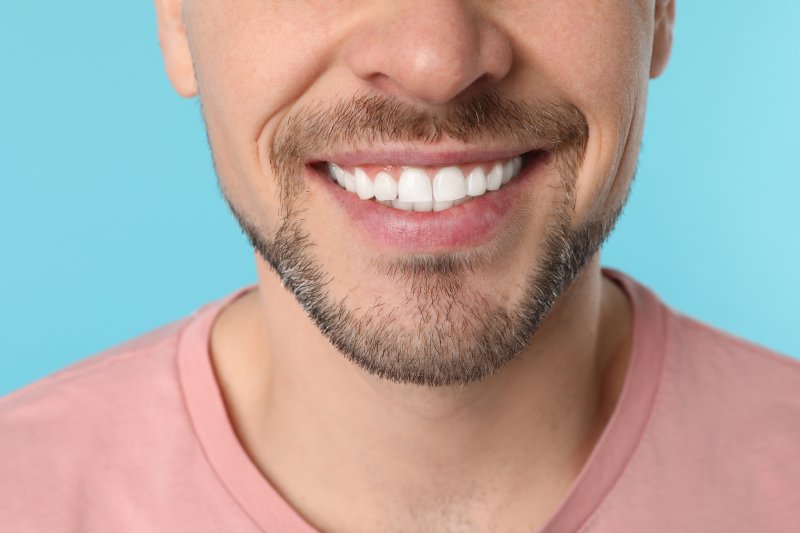 a man with a healthy smile
